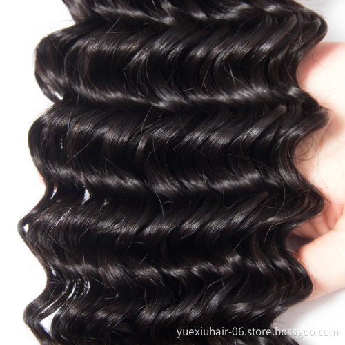 Grade 10A Hot Selling 100% Unprocessed Brazilian Virgin Cuticle Aligned Hair Deep Wave Silky Hair for Black Women